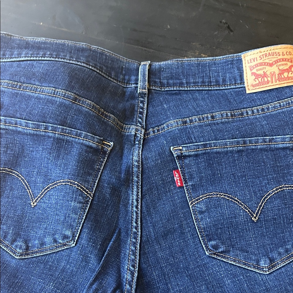 Levi's Dark Blue Denim Jeans